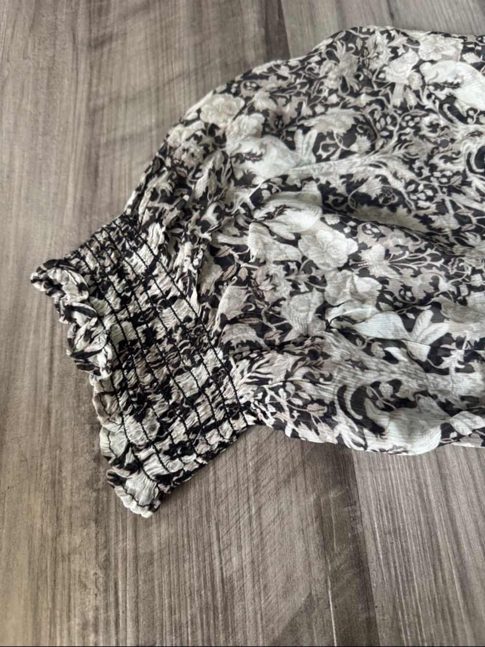 Anthropologie The Marais Printed Chiffon Maxi Dress Floral 2X Rabbits boho flowy - Picture 10 of 11